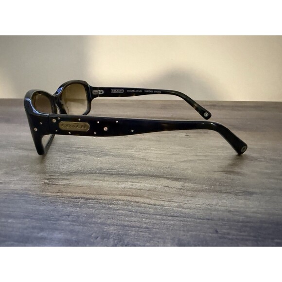 Coach CHELSEA S426 TORTOISE BROWN Eyeglasses 125 & Vintage Coach Hard Shell - Picture 5 of 16
